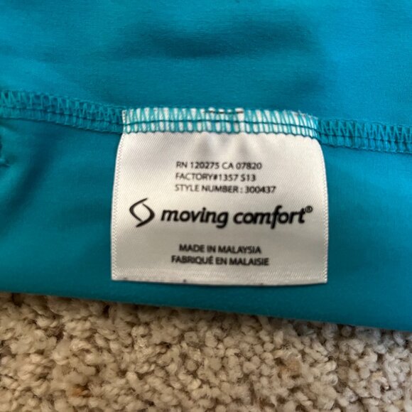 Turquoise Moving Comfort Women's Running/Workout Shorts Size Small - Picture 4 of 8